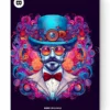 Vintage psychedelic art