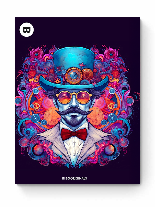 Vintage psychedelic art